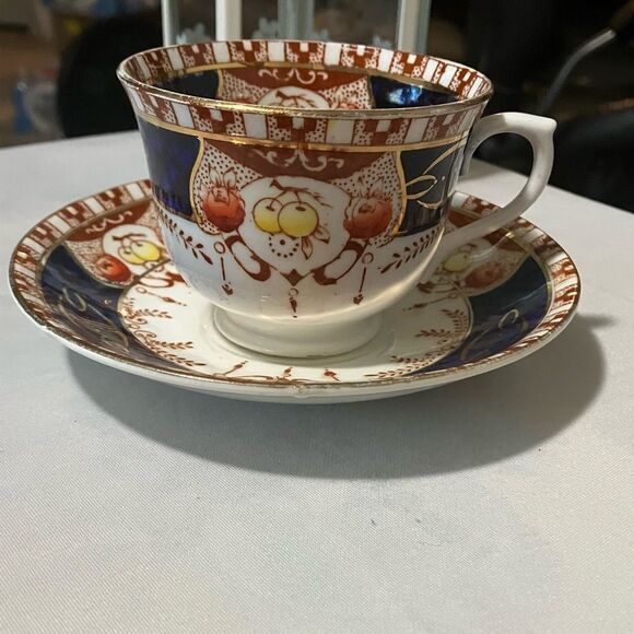 Antique Royal Vale Colclough Imari Cup and Saucer, made in Longton, England. - Picture 4 of 16